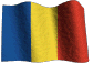 Bandeira Nacional da Repblica do Chade - O desenho desta bandeira foi baseado na bandeira da Frana, e  similar as bandeiras da Romnia e Andorra.